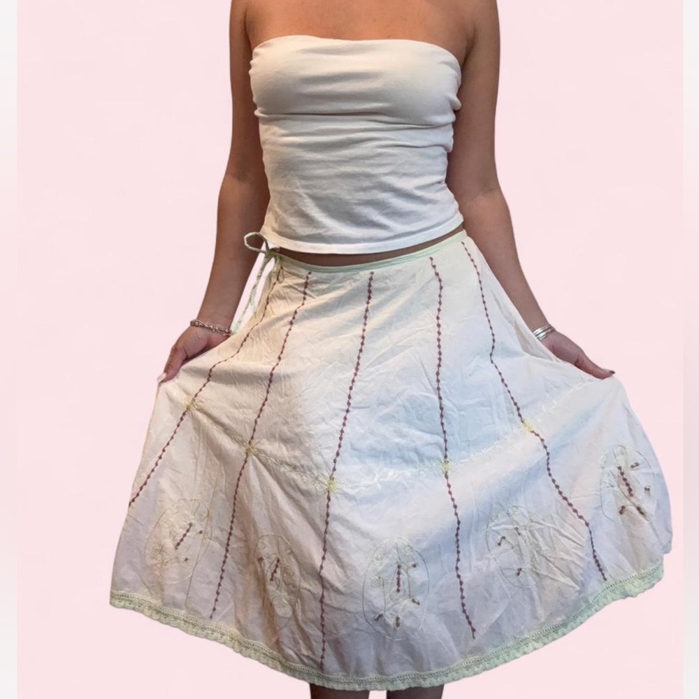 Elegant Cream Skirt